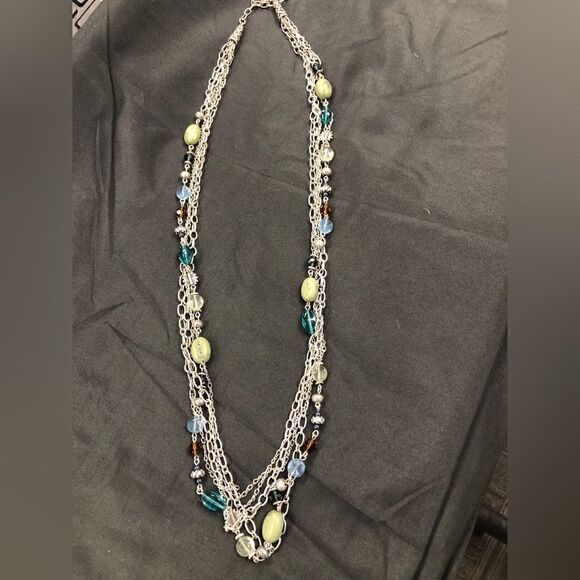 4 Premiere Designs long necklaces + 2-sided pendant - Picture 6 of 9